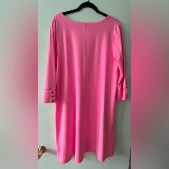 EUC Lilly Pulitzer Solia ChillyLilly Dress - Soliel Pink - XL - Picture 3 of 3